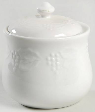 Holly Sugar Bowl & Lid