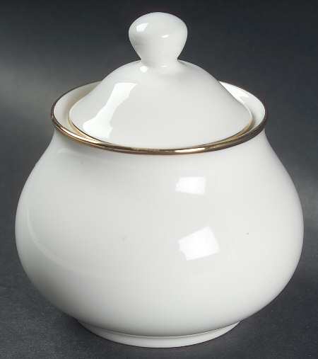 Colonnade Gold Sugar Bowl & Lid