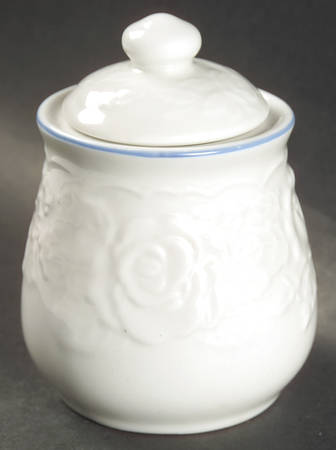 Victorian Rose Sugar Bowl & Lid