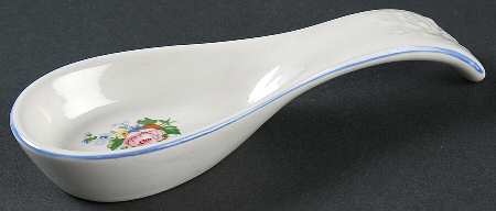 Victorian Rose Spoon Rest/Holder (Holds 1 Spoon)