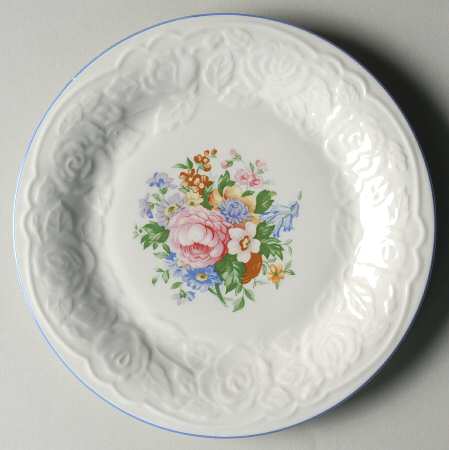 Victorian Rose Salad Plate