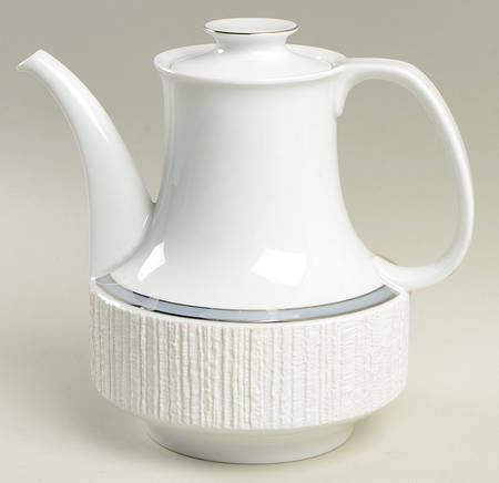 Platinum Band Coffee Pot & Lid