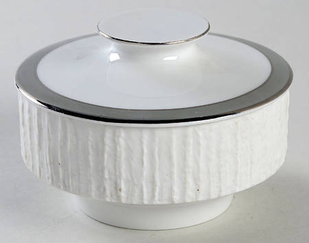 Platinum Band Sugar Bowl & Lid