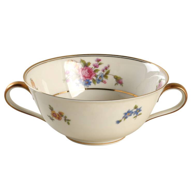 Queensrose (Smooth #159) Flat Cream Soup Bowl