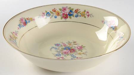 Queensrose (Smooth #159) 9" Round Vegetable Bowl
