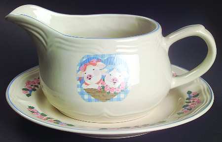 Pig Pal Gravy Boat & Underplate