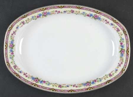 Wildflower 11" Oval Serving Platter