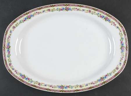 Wildflower 15" Oval Serving Platter
