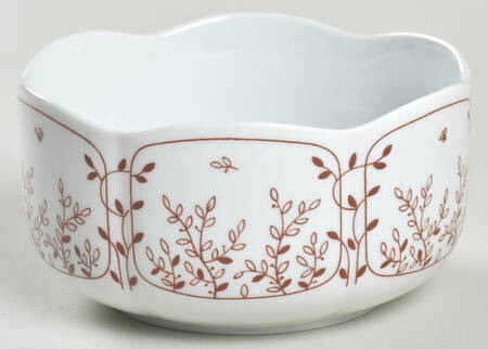 Brown Fleur Fruit/Dessert (Sauce) Bowl