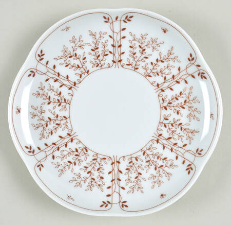 Brown Fleur Bread & Butter Plate