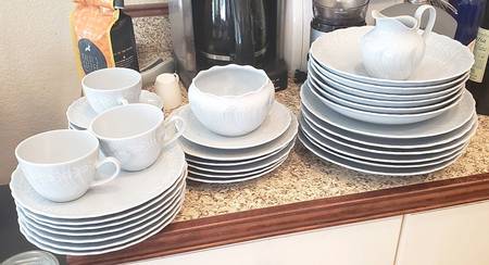Bianca Flat Cup & Saucer Set