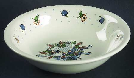 Blueberry Hearts Coupe Cereal Bowl