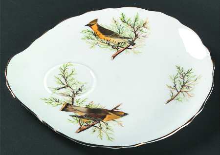 Audubon Birds Snack Plate for Snack Set That Uses the Footed Cup