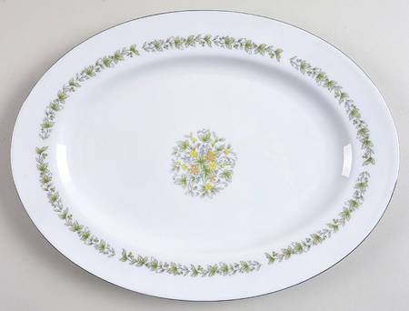 Justine 12" Oval Serving Platter