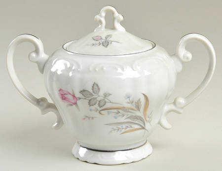 Wild Rose Sugar Bowl & Lid