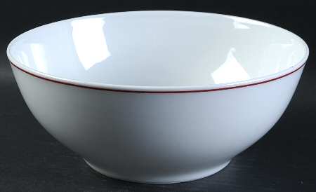 R6L1 Red 9" Round Vegetable Bowl by Royal Limoges