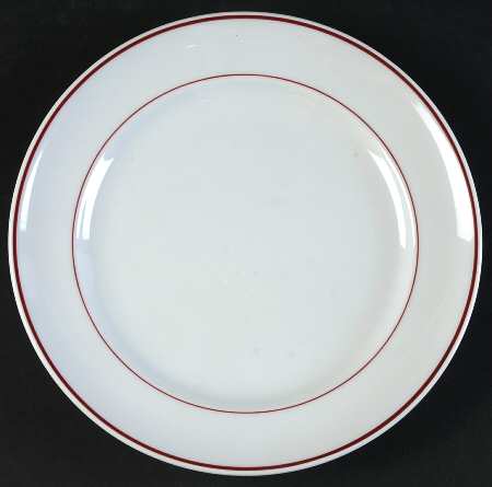 R6L1 Red Salad Plate
