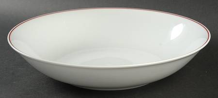 R6L1 Red 11" Pasta Serving Bowl