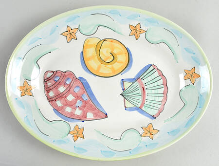 Delray 14" Oval Serving Platter