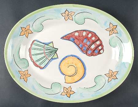 Delray 18" Oval Serving Platter