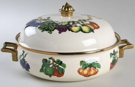 Kensington Garden 3 Quart Metal Covered Casserole