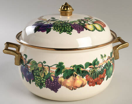 Kensington Garden 4 Quart Metal Covered Casserole