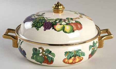 Kensington Garden 2 Quart Metal Covered Casserole