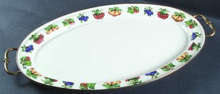 Kensington Garden Metal Serving Tray