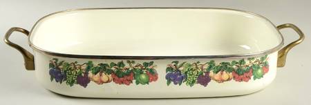 Kensington Garden 16" Metal Rectangular Roaster