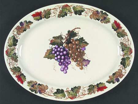 Vine 13" Oval Serving Platter