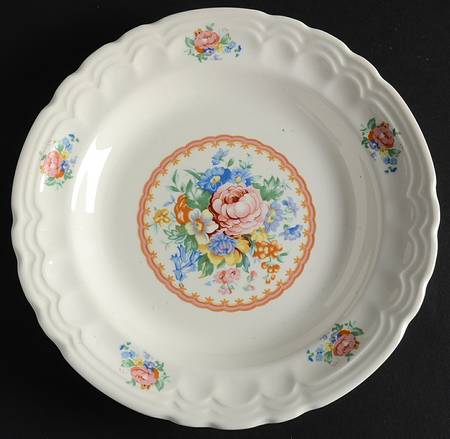 English Rose Salad Plate