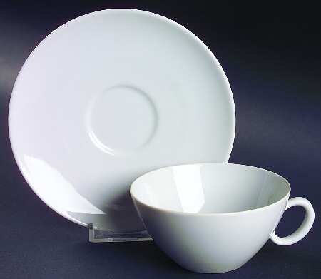 Rhythm Flat Cup & Saucer Set