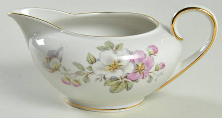 Apple Blossom (Cream Background) Creamer