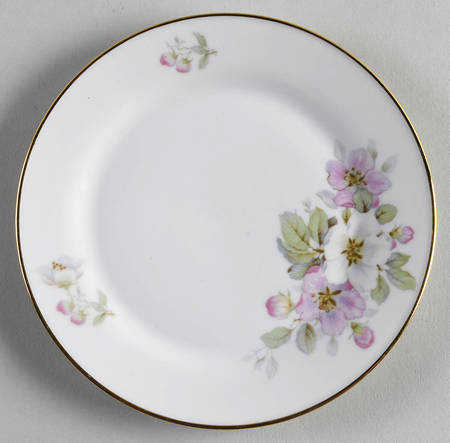 Apple Blossom (Cream Background) Bread & Butter Plate