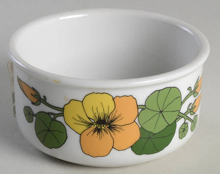 Nasturtium Sugar Bowl No Lid