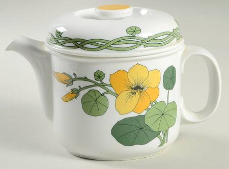 Nasturtium Teapot & Lid