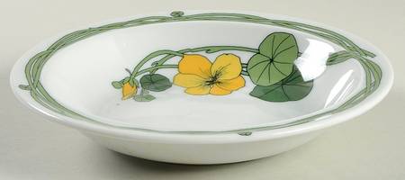Nasturtium Rim Soup Bowl