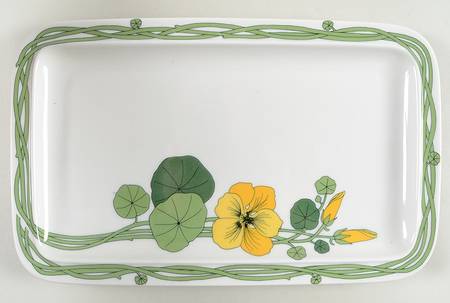 Nasturtium 13" Oval Serving Platter