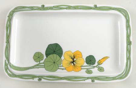 Nasturtium 11" Oval Serving Platter