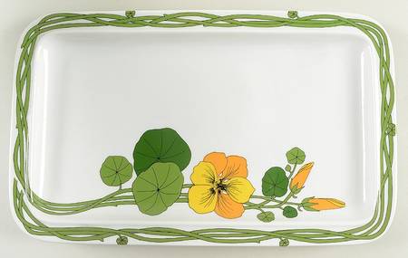 Nasturtium 13" Rectangular Serving Platter