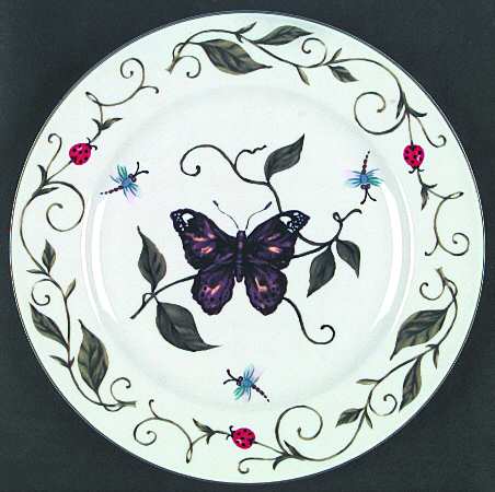 Butterfly Dinner Plate