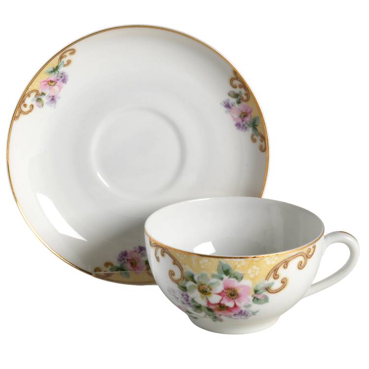 THU163 Flat Cup & Saucer Set
