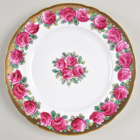 Tuscan Rose Salad Plate