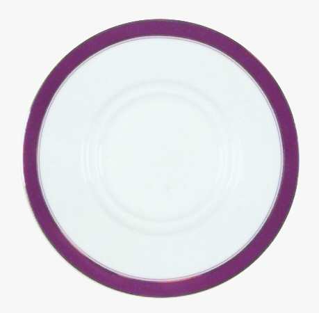Colonnade Burgundy Saucer