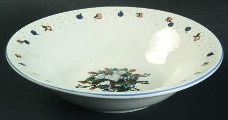 Blueberry Hearts Coupe Soup Bowl