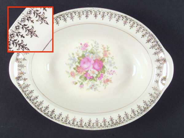 TST411 9" Oval Vegetable Bowl