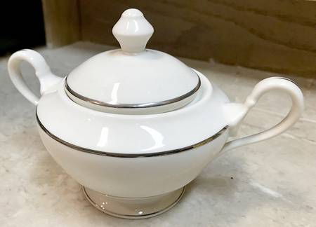 Nuptial Sugar Bowl & Lid