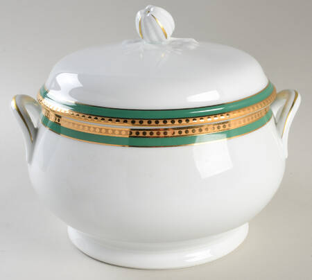 Green Band Tureen &  Lid
