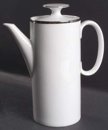 Platinum Band Coffee Pot & Lid