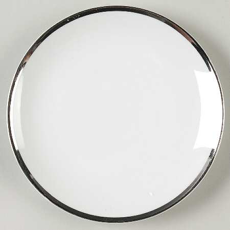 Platinum Band Bread & Butter Plate